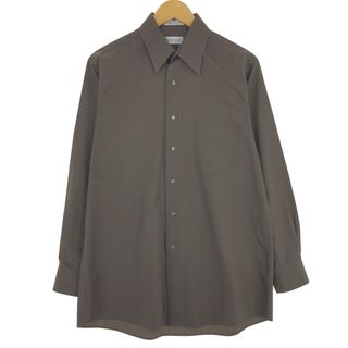 古着 VAN HEUSEN 長袖 ポリコットンシャツ メンズM /eaa444156(シャツ)