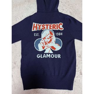 ヒステリックグラマー(HYSTERIC GLAMOUR)の美品 HYSTERIC GLAMOUR ジップアップパーカー F カーディガン(パーカー)