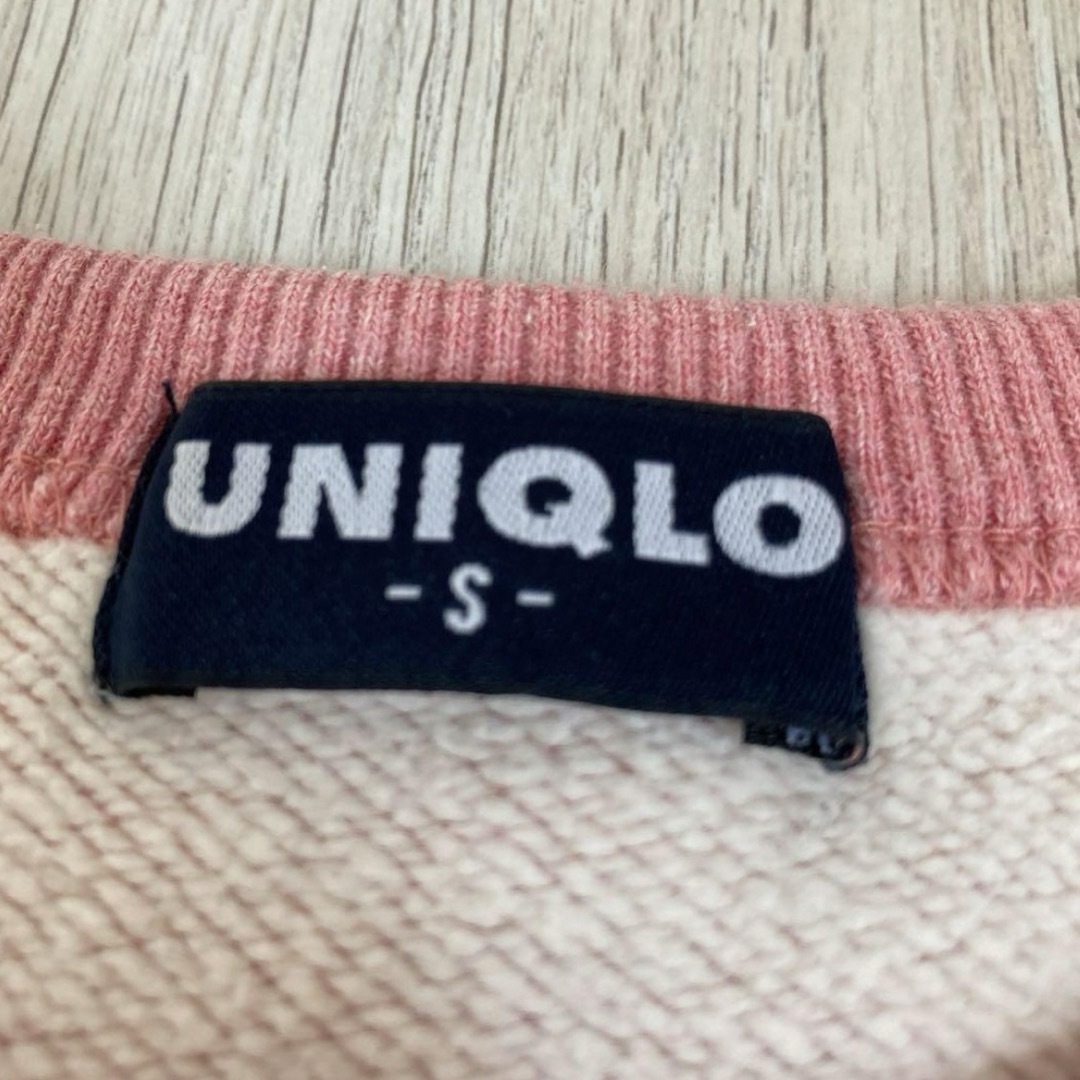 UNIQLO(ユニクロ)のUNIQLO トレーナー　ピンク　スウェット　S レディースのトップス(トレーナー/スウェット)の商品写真