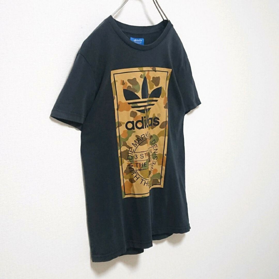 adidas(アディダス)のアディダス フロント トレフォイル カモフラ ロゴ  半袖 Tシャツ メンズのトップス(Tシャツ/カットソー(半袖/袖なし))の商品写真