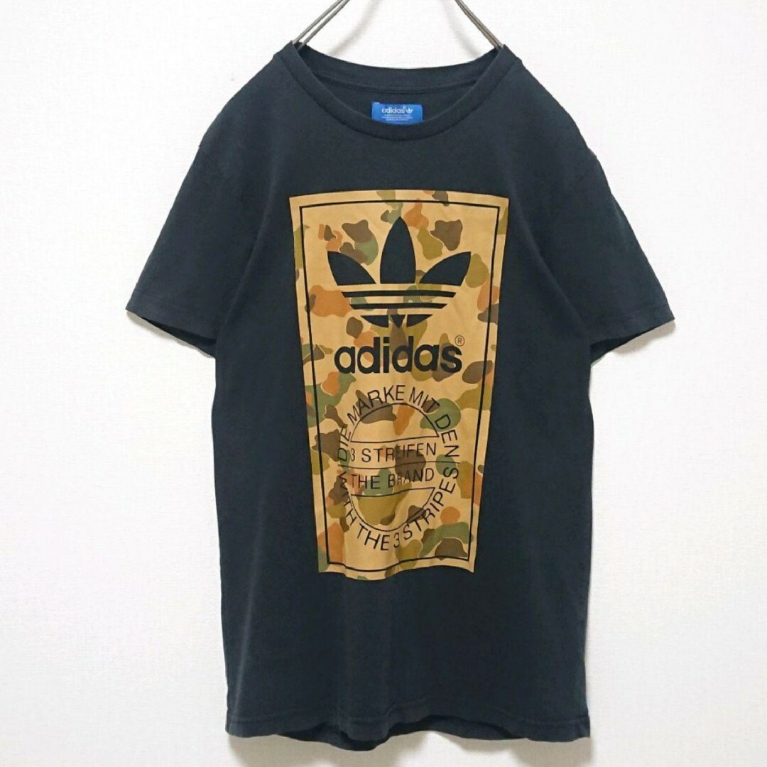 adidas(アディダス)のアディダス フロント トレフォイル カモフラ ロゴ  半袖 Tシャツ メンズのトップス(Tシャツ/カットソー(半袖/袖なし))の商品写真