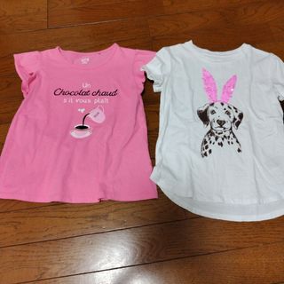 ギャップキッズ(GAP Kids)の女の子　Tシャツ　2枚セット(Tシャツ/カットソー)