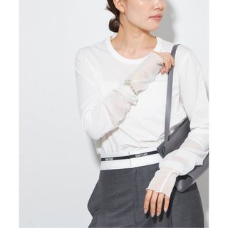 プラージュ(Plage)のPlage 【R’IAM】sheer cuff プルオーバー(カットソー(長袖/七分))