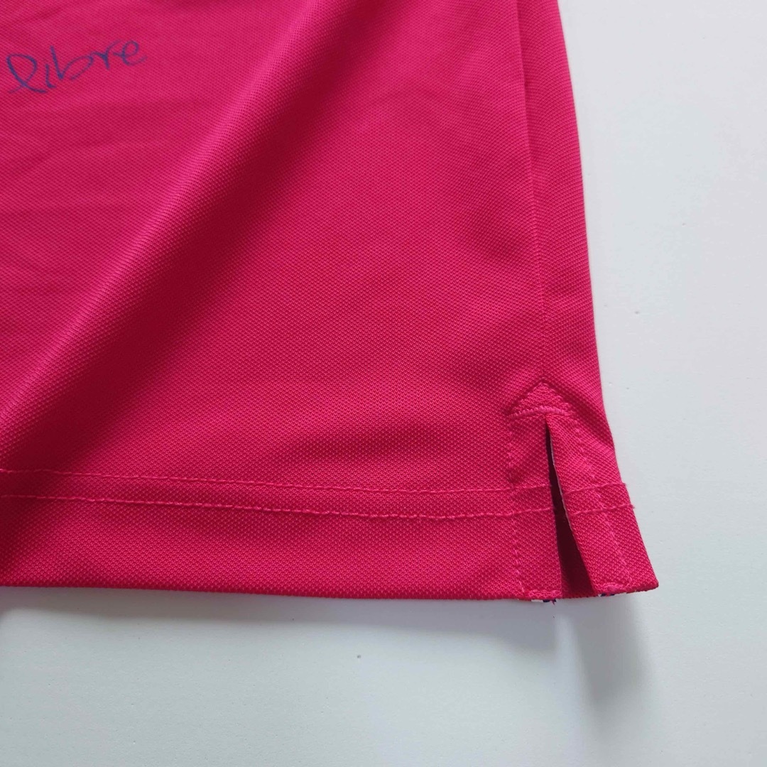 Marie Claire(マリクレール)のマリクレール レディース 半袖ポロシャツ L ピンク 春夏 スポーツ/アウトドアのゴルフ(ウエア)の商品写真