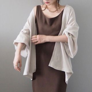 ローレン LAULEN Linen gown リネンガウン 着流しカーディガン