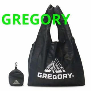 Gregory - 新品 GREGORY エコバッグ トートバッグ 折りたたみ ロゴ ポーチ 黒