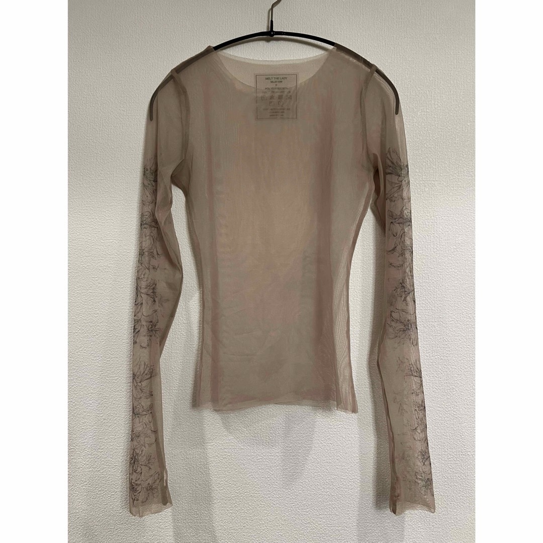 Ameri VINTAGE - MELT THE LADY lily tattoo tops blackの通販 Ameri VINTAGE - MELT THE LADY lily tattoo tops blackの通販