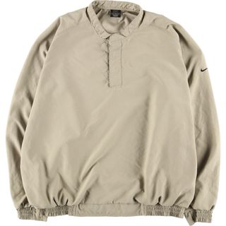 ナイキ(NIKE)の古着 00年代 ナイキ NIKE GOLF ゴルフ ヘンリーネック ウォームアッププルオーバー メンズL /eaa440190(ナイロンジャケット)