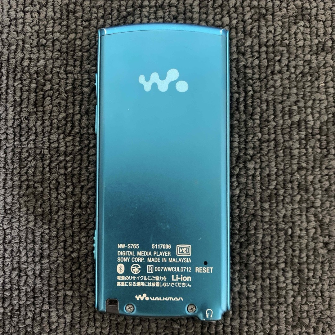 WALKMAN(ウォークマン)のSONY WALKMAN NW-S765 ソニー ウォークマン 16GB ブルー スマホ/家電/カメラのオーディオ機器(ポータブルプレーヤー)の商品写真