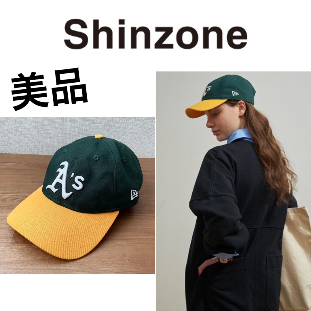 Shinzone(シンゾーン)の別注！THE SHINZONE × NEW ERA Athletics キャップ レディースの帽子(キャップ)の商品写真