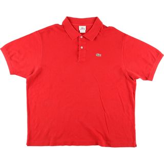 ラコステ(LACOSTE)の古着 ラコステ LACOSTE フランス企画 半袖 ポロシャツ 8 メンズXXL /eaa444849(ポロシャツ)