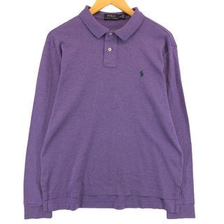 ラルフローレン(Ralph Lauren)の古着 ラルフローレン Ralph Lauren POLO RALPH LAUREN 長袖 ポロシャツ メンズL /eaa432746(ポロシャツ)