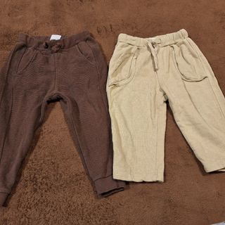 ザラ(ZARA)のZARA ザラ ボトムス ズボン 98cm 2歳 3歳 98 ブラウン 茶色(パンツ/スパッツ)