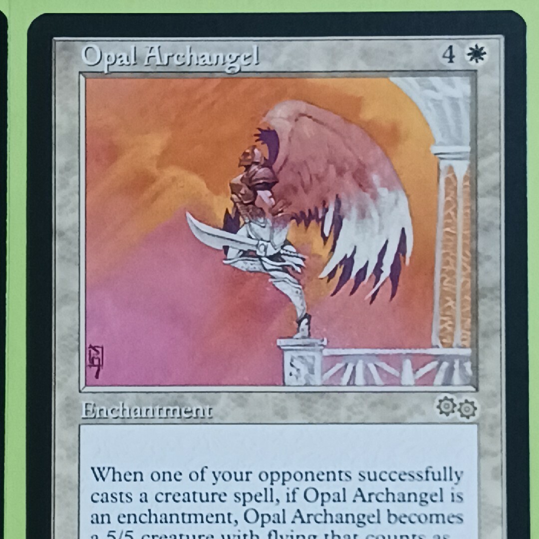 マジック：ザ・ギャザリング(マジックザギャザリング)のMTG オパールの大天使+Opal Archangel(バラ売りOK) エンタメ/ホビーのトレーディングカード(シングルカード)の商品写真