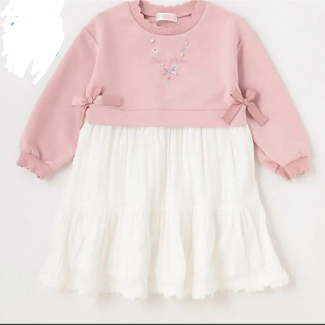 mezzo piano(メゾピアノ)の美品　メゾピアノ　ワンピース　春夏　130 キッズ/ベビー/マタニティのキッズ服女の子用(90cm~)(ワンピース)の商品写真