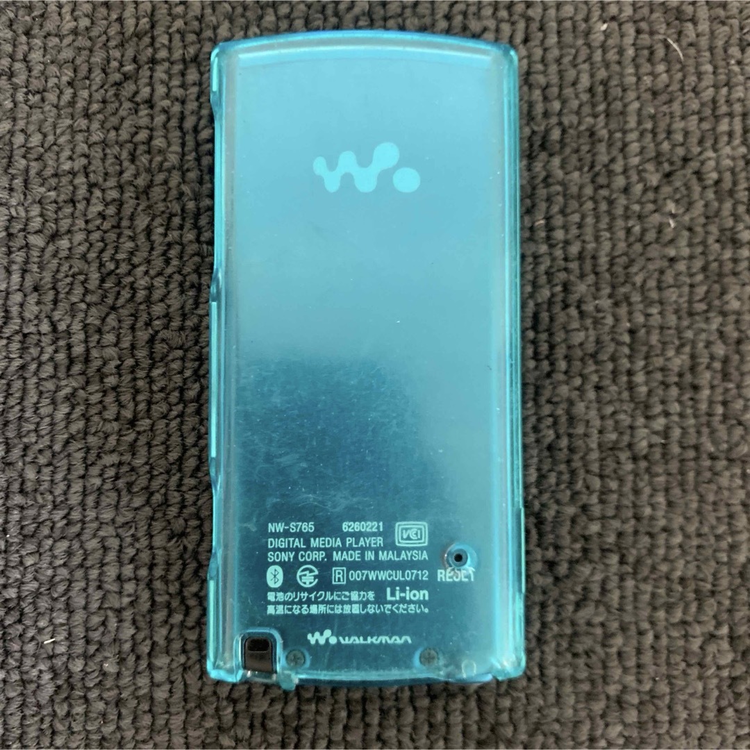 WALKMAN(ウォークマン)のSONY WALKMAN NW-S765 ソニー ウォークマン 16GB ブルー スマホ/家電/カメラのオーディオ機器(ポータブルプレーヤー)の商品写真