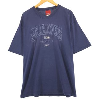 リーボック(Reebok)の古着 リーボック Reebok NFL SEATTLE SEAHAWKS シアトルシーホークス スポーツTシャツ メンズXL /eaa432346(Tシャツ/カットソー(半袖/袖なし))