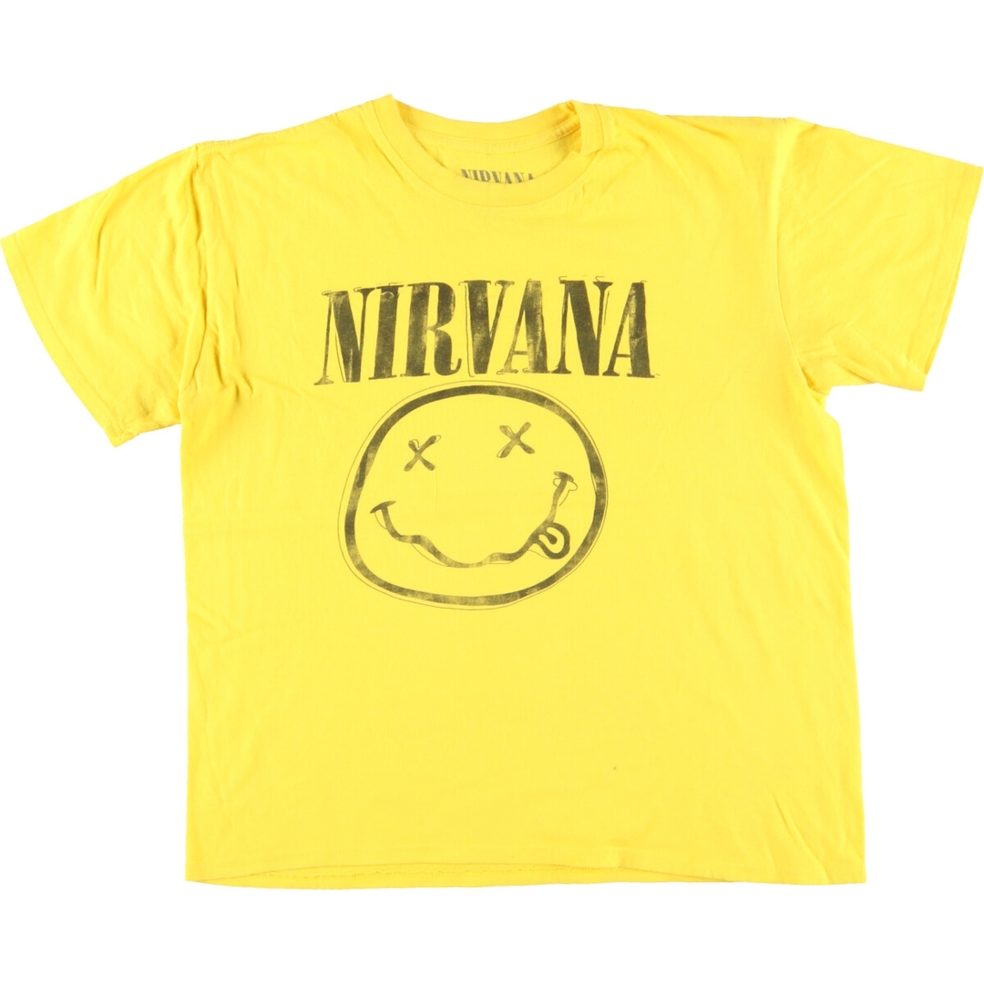 古着 NIRVANA ニルヴァ―ナ バンドTシャツ バンT メンズL /eaa436874 メンズのトップス(Tシャツ/カットソー(半袖/袖なし))の商品写真