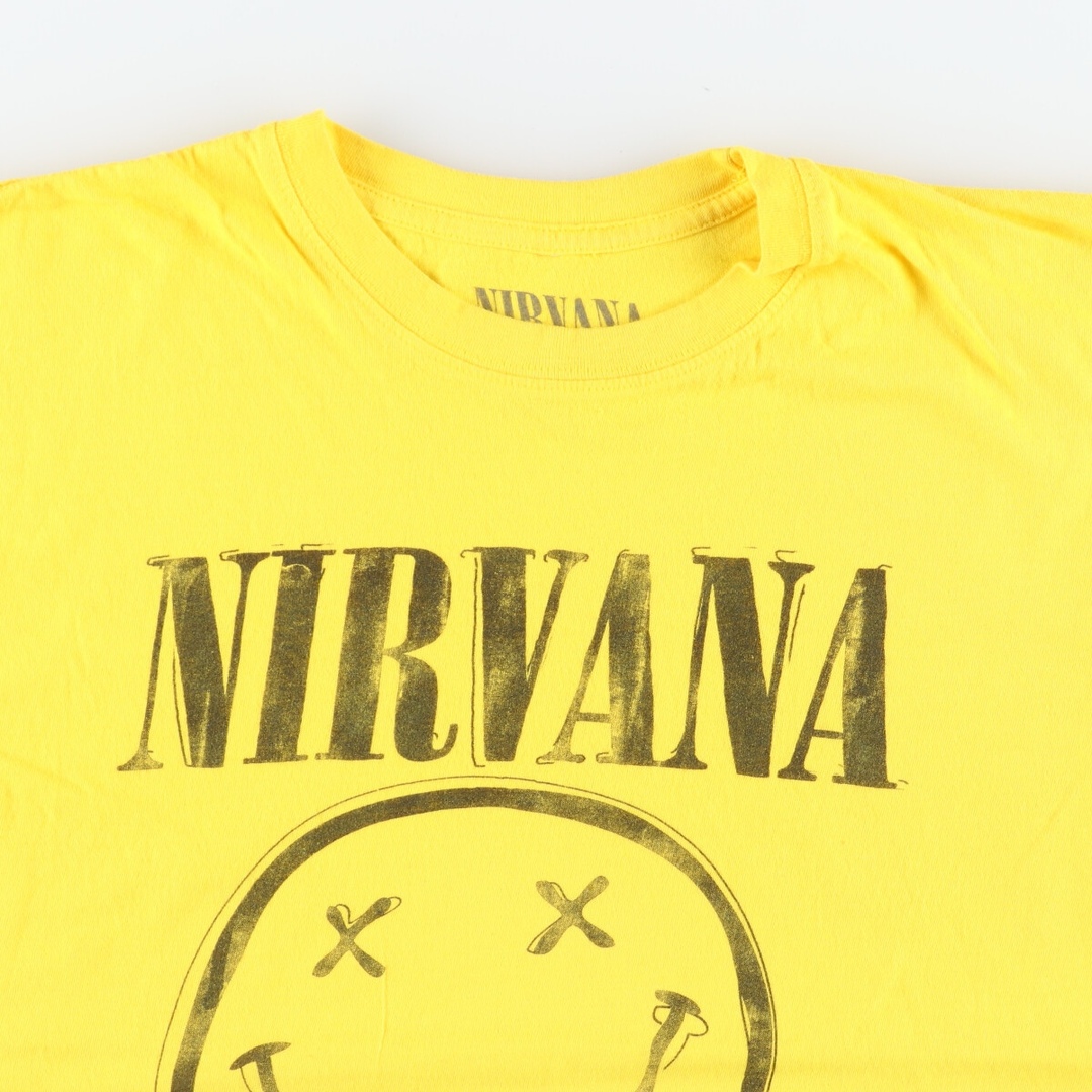 古着 NIRVANA ニルヴァ―ナ バンドTシャツ バンT メンズL /eaa436874 メンズのトップス(Tシャツ/カットソー(半袖/袖なし))の商品写真