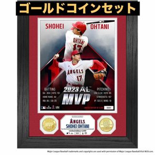 大谷翔平　MVP 受賞記念　数量限定　ダブルコイン　フォトミント　ゴールドコイン(記念品/関連グッズ)