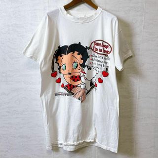 ビンテージ90Ｓ　シングルステッチ　ベティーちゃん　1994コピーライト　古着(Tシャツ/カットソー(半袖/袖なし))