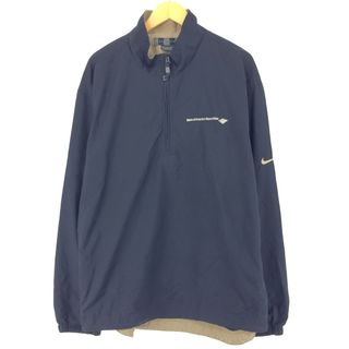 ナイキ(NIKE)の古着 00年代 ナイキ NIKE GOLF ゴルフ ハーフジップ ウォームアッププルオーバー メンズXL /eaa444295(ナイロンジャケット)