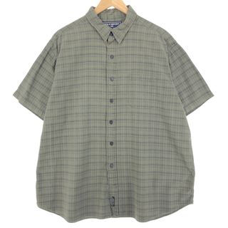 ラルフローレン(Ralph Lauren)の古着 90年代 ラルフローレン Ralph Lauren POLO SPORT ポロスポーツ 半袖 チェックシャツ メンズXXL ヴィンテージ /eaa444749(シャツ)