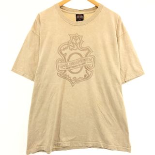 ハーレーダビッドソン(Harley Davidson)の古着 90年代 ハーレーダビッドソン Harley-Davidson モーターサイクル バイクTシャツ USA製 メンズXXL ヴィンテージ /eaa432726(Tシャツ/カットソー(半袖/袖なし))