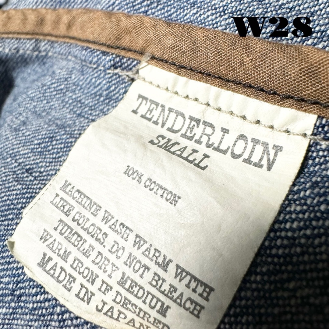 TENDERLOIN(テンダーロイン)の人気品！ TENDERLOIN FC DENIM デニム チャイナジャケット S メンズのジャケット/アウター(Gジャン/デニムジャケット)の商品写真