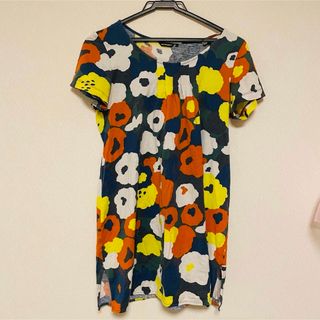 マリメッコ(marimekko)のマリメッコ　ミニワンピース　チュニック　MAKO XS (ミニワンピース)