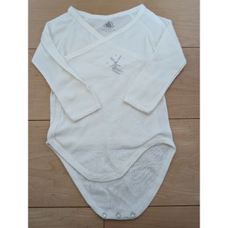 プチバトー(PETIT BATEAU)のプチバトー　長袖あわせ肌着　5枚セット　12m/74cm(肌着/下着)