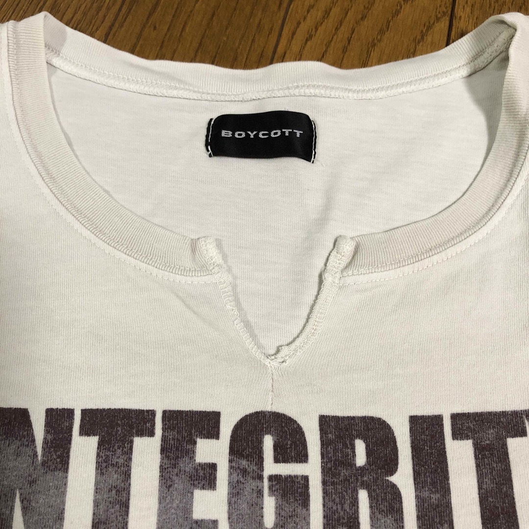 BOYCOTT(ボイコット)のBOYCOTT ボイコット Tシャツ  L メンズのトップス(Tシャツ/カットソー(半袖/袖なし))の商品写真