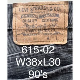 ユーロリーバイス(EURO LEVI'S)のLevi's/ブラックデニム/615/90's/W38xL30/ユーロ/送料無料(デニム/ジーンズ)