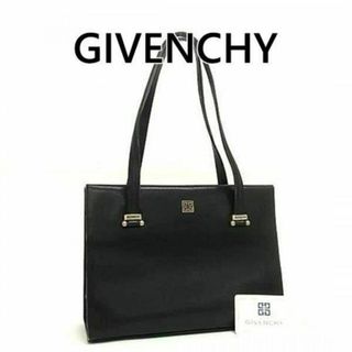 ジバンシィ(GIVENCHY)のGIVENCHY ジバンシィ レザー ハンドバッグ  ブラック系 3186(ハンドバッグ)