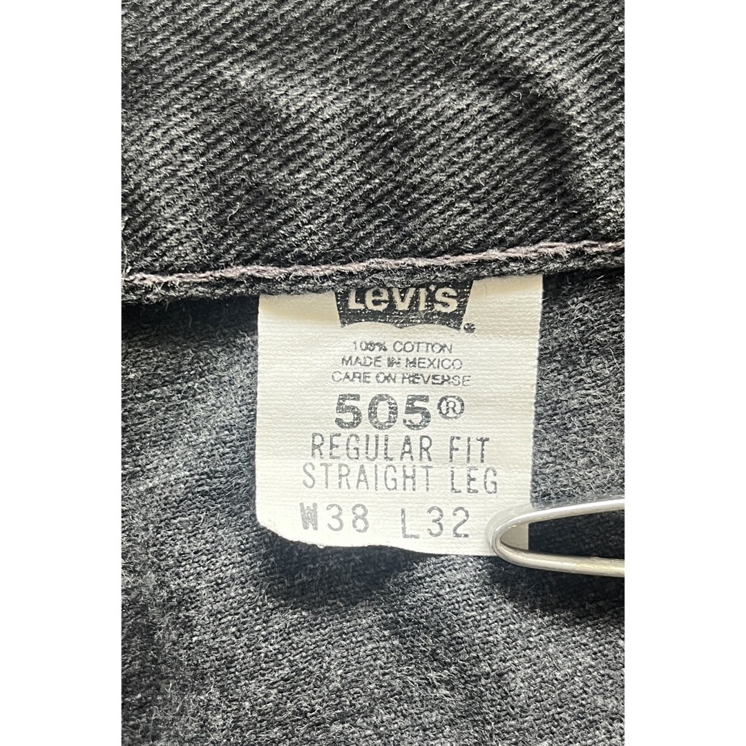 Levi's(リーバイス)のLevi's/ブラックデニム/505/00's/W38xL32/送料無料 メンズのパンツ(デニム/ジーンズ)の商品写真