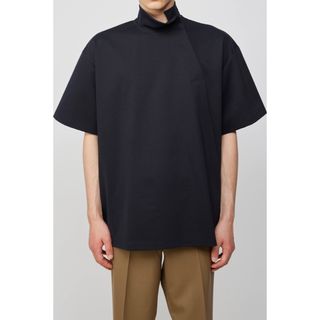 カラー(kolor)のkolor 23SS ハイネックTシャツ ネイビー 3(Tシャツ/カットソー(七分/長袖))