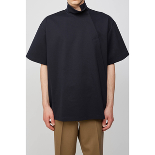 カラー(kolor)のkolor 23SS ハイネックTシャツ ネイビー 3(Tシャツ/カットソー(七分/長袖))
