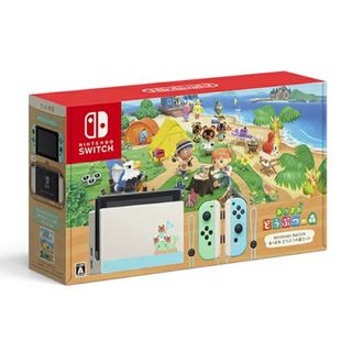 ニンテンドースイッチ(Nintendo Switch)の【新品】Nintendo Switch あつまれ どうぶつの森セット(家庭用ゲーム機本体)