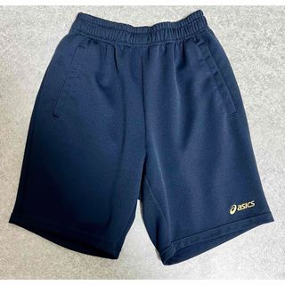 asics - アシックス トレーニング ハーフパンツ S ウエスト74 ネイビー ジャージ