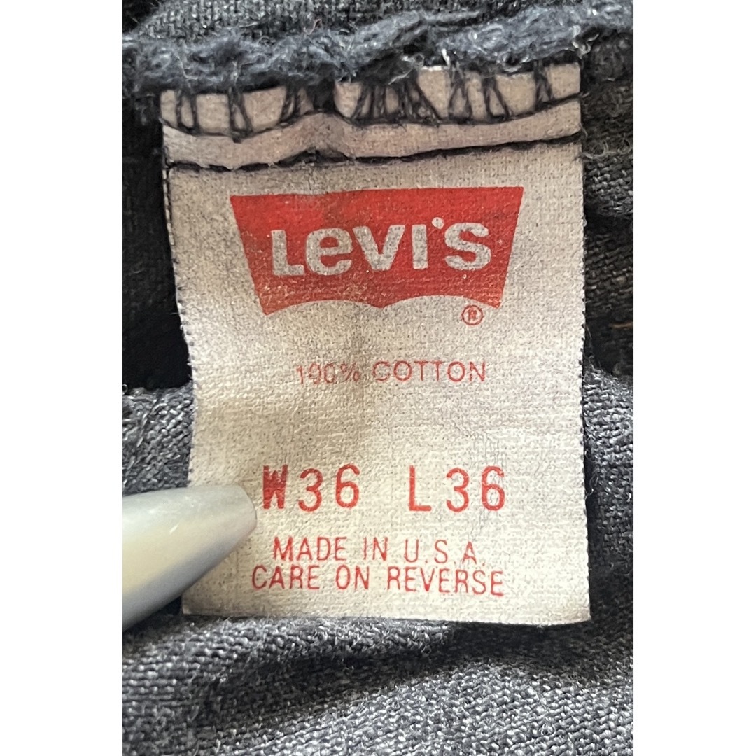 Levi's(リーバイス)のリーバイス/684/ブラック/W36xL36/90's/USA製/ブーツカット メンズのパンツ(デニム/ジーンズ)の商品写真