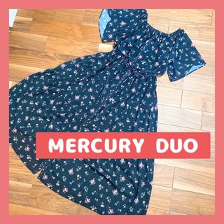 MERCURYDUO - ♥︎ MERCURY DUOロングワンピース　サイズフリー　花柄