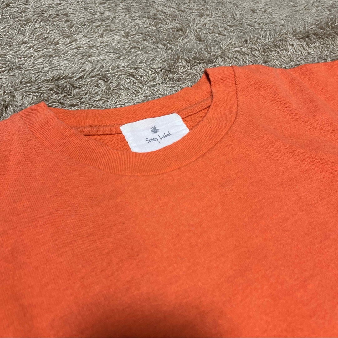 URBAN RESEARCH SONNY LABEL(アーバンリサーチサニーレーベル)のアーバンリサーチ　Sonny Label  長袖Tシャツ　トップス　オレンジ　L メンズのトップス(Tシャツ/カットソー(七分/長袖))の商品写真