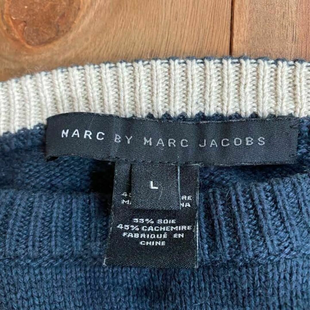 MARC BY MARC JACOBS(マークバイマークジェイコブス)のニット MARC BY MARC JAICOBS シルク×カシミヤ 高級品メンズ メンズのトップス(ニット/セーター)の商品写真