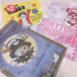 ワンピース(ONE PIECE)の【美品】クリアファイル　チョッパー　ONE PIECE(クリアファイル)