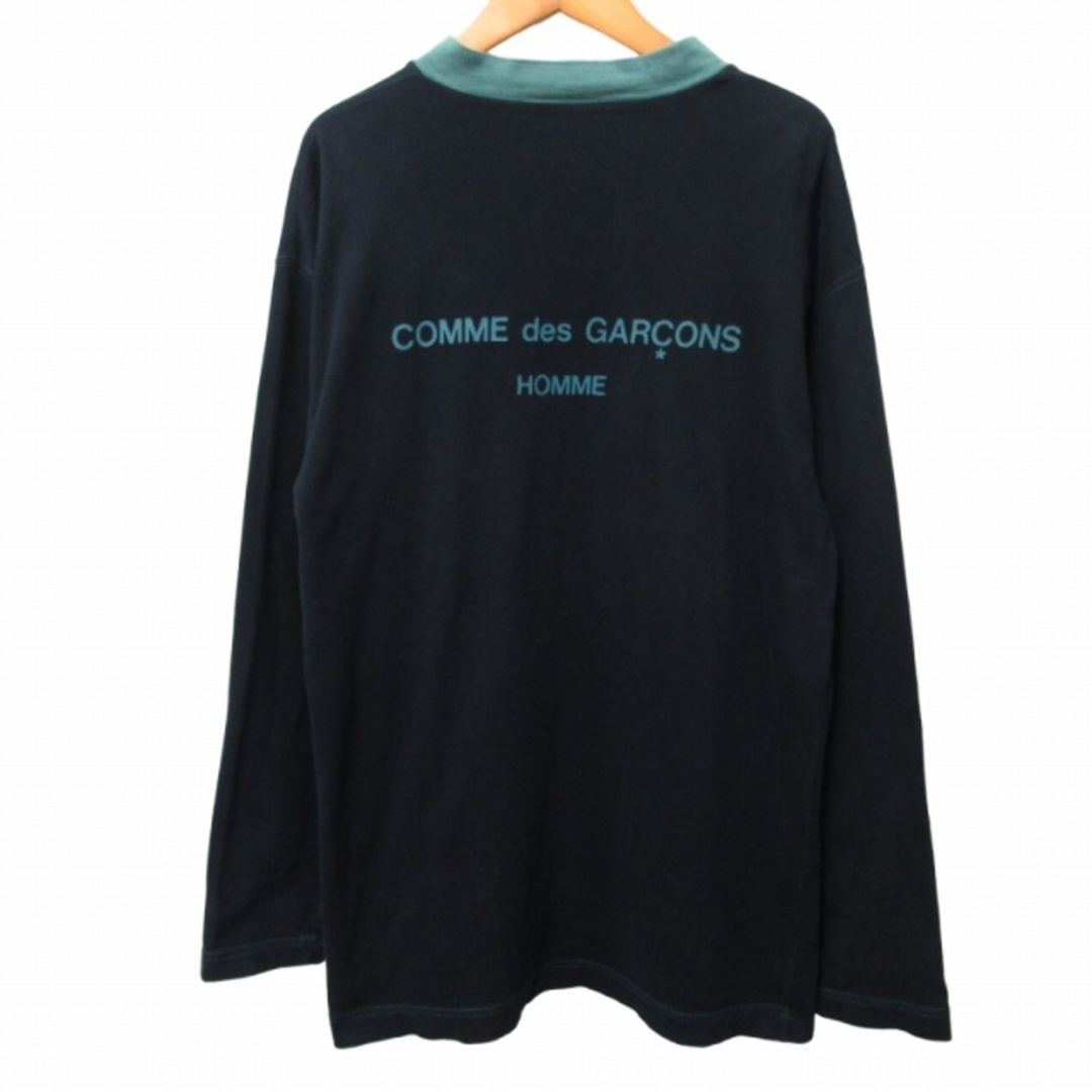 コムデギャルソンオム 田中オム レイヤードカットソー Tシャツ ネイビー ブルー メンズのトップス(Tシャツ/カットソー(七分/長袖))の商品写真