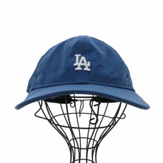 KITH NYC × NEW ERA LAロゴ ナイロンキャップ 帽子 ブルー(キャップ)