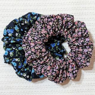 AJ2個セットシュシュハンドメイド(ヘアアクセサリー)