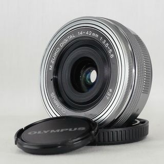 OLYMPUS 電動パンケーキレンズ M.ZUIKO 14-42mm シルバー