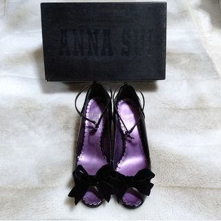 ANNA SUI  ナアスイ　オープントゥ　パンプス    23cm