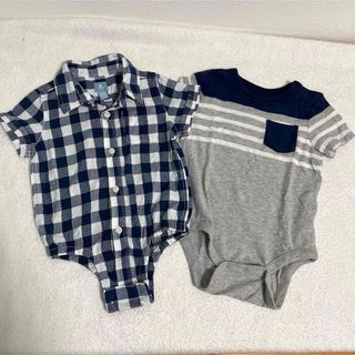 ギャップ(GAP)の半袖　ロンパース　男の子　子供　キッズ　90 GAP(ロンパース)